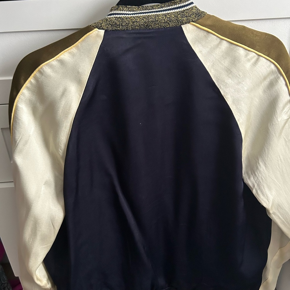 Scotch and soda silk bomber